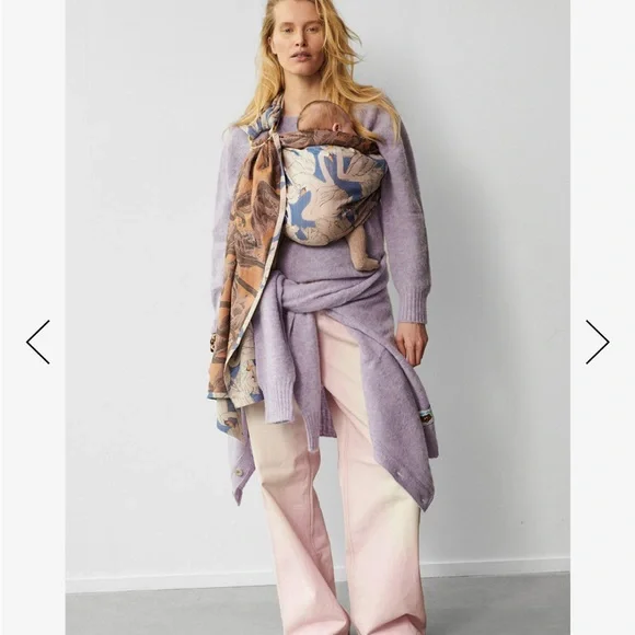 RING SLING MONOGAMY ZEUS IN TUSSAH SILK by Artipoppe - Picture 2 of 6